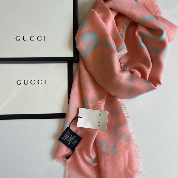 Gucci Accessories - Authentic NWT GUCCI GG Jacquard Scarf/Shawl